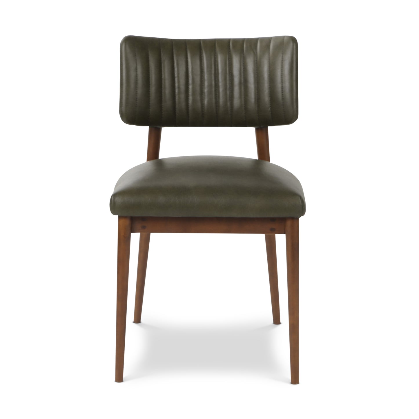 Bask Leather Dining Chair | Antique Green