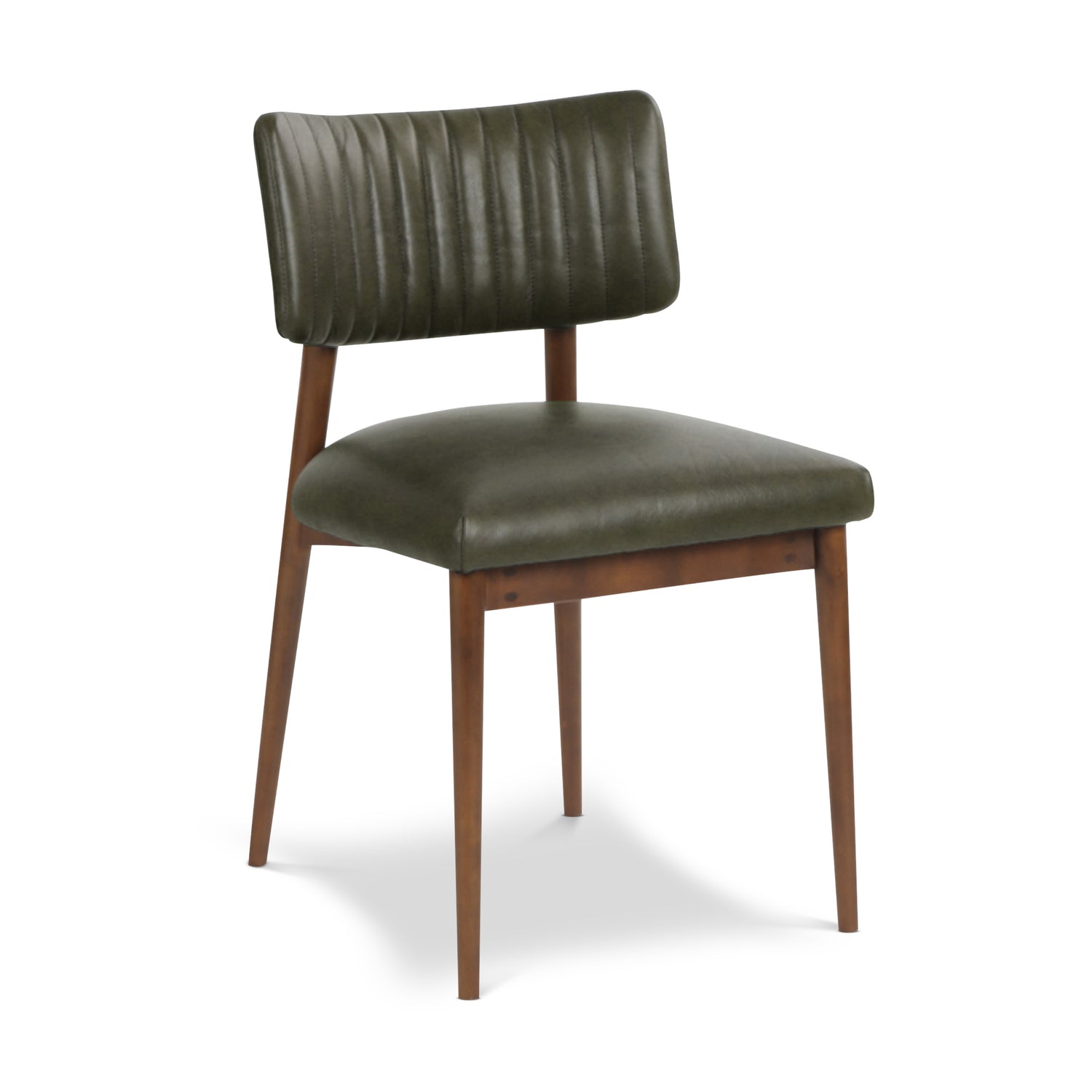 Bask Leather Dining Chair | Antique Green 
