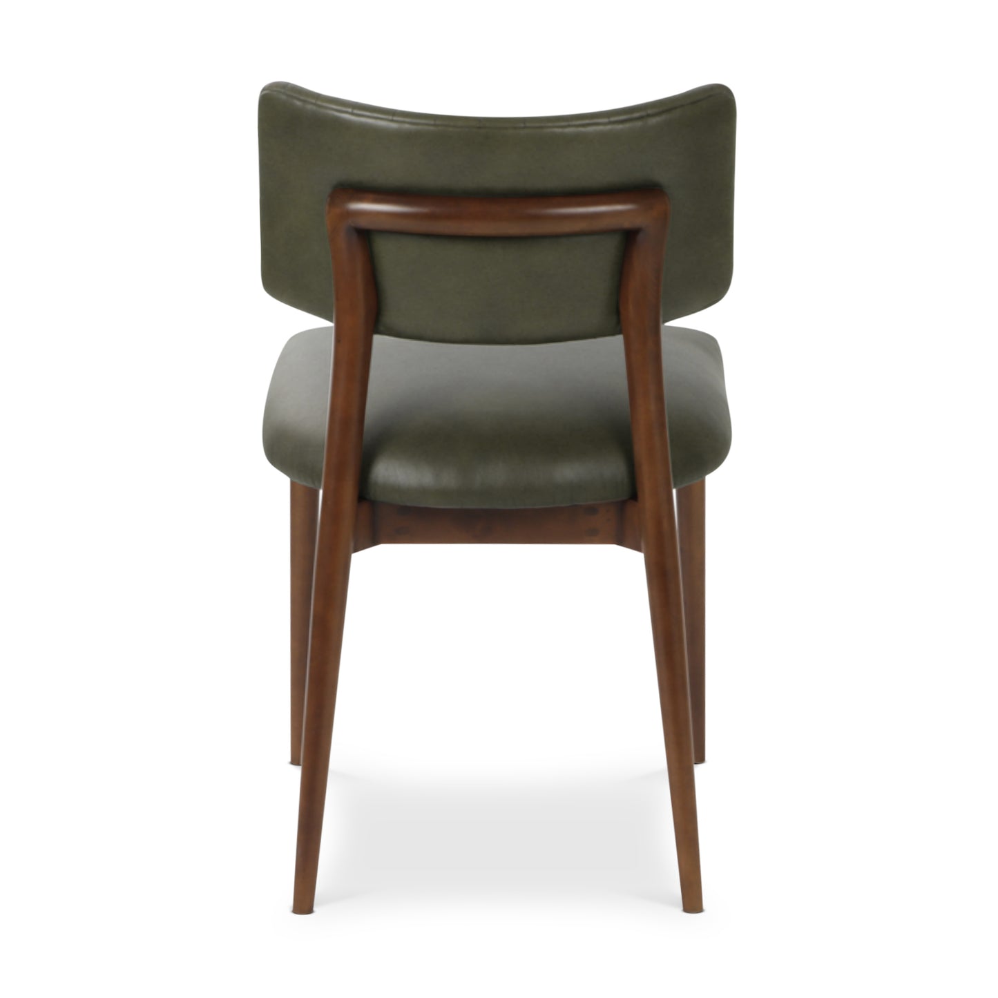 Bask Leather Dining Chair | Antique Green