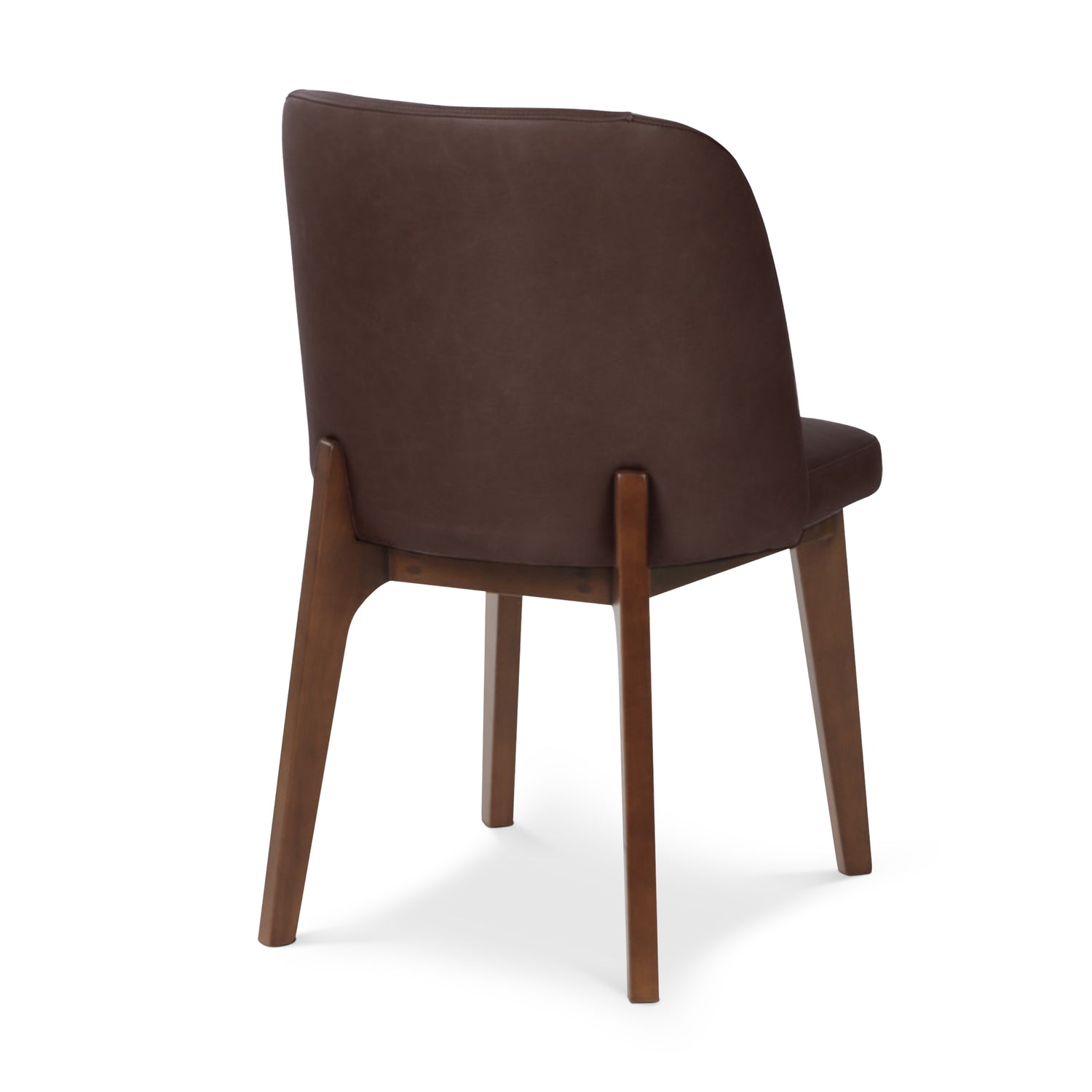 Fawn Leather Dining Chair | Antique Brown 