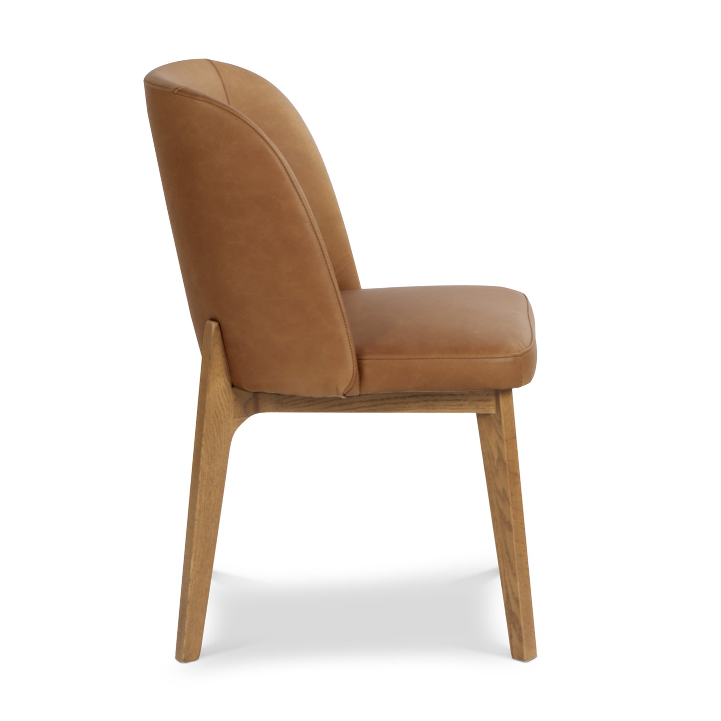 Fawn Leather Dining Chair | Waxed Tan