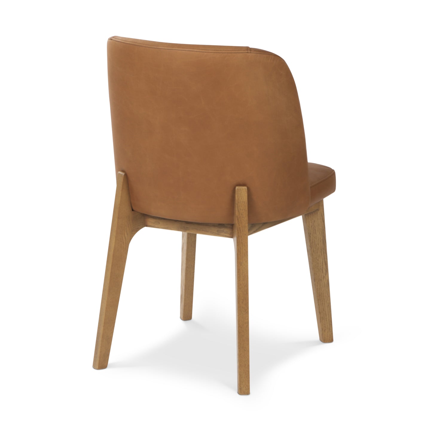 Fawn Leather Dining Chair | Waxed Tan