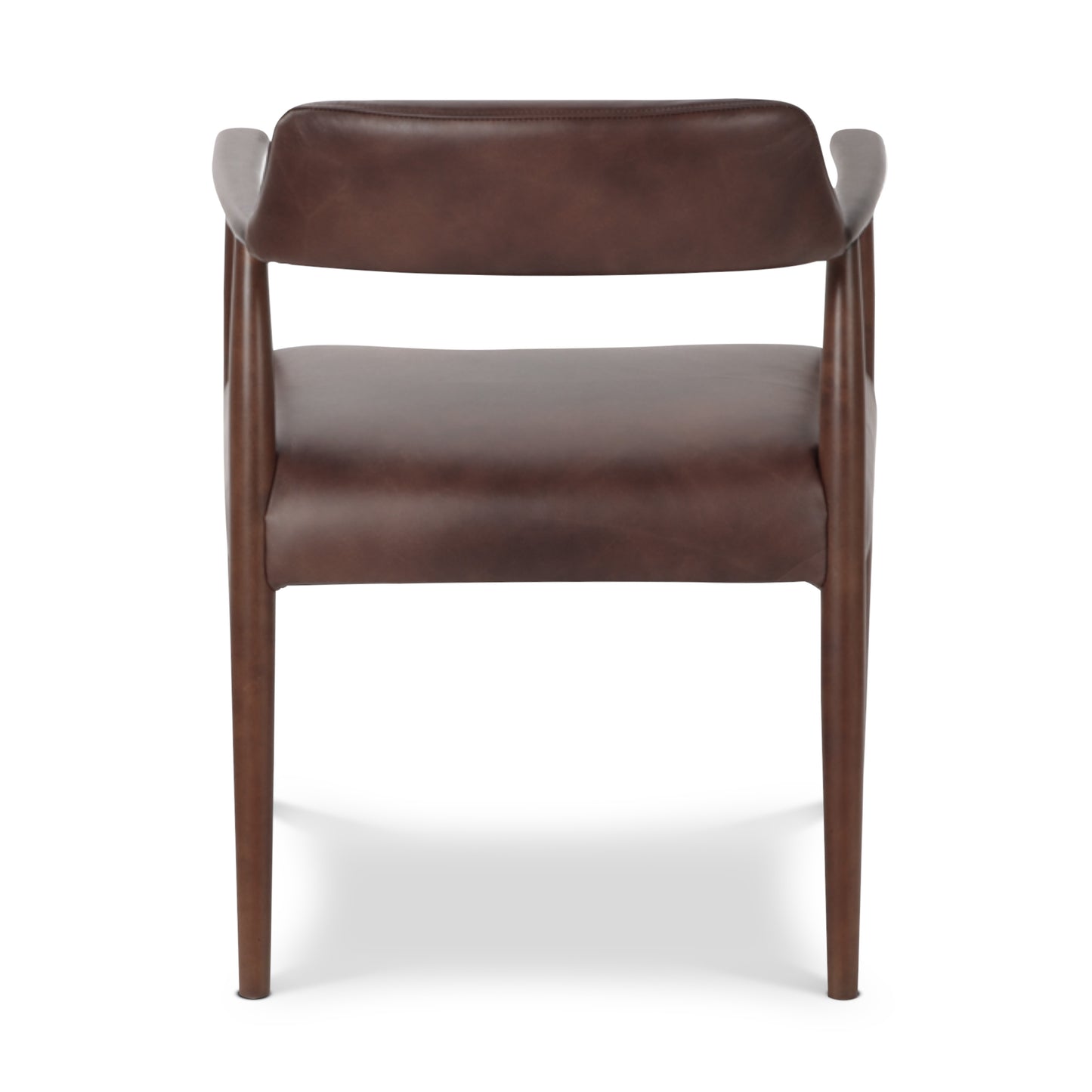 Sento Leather Dining Chair | Antique Brown