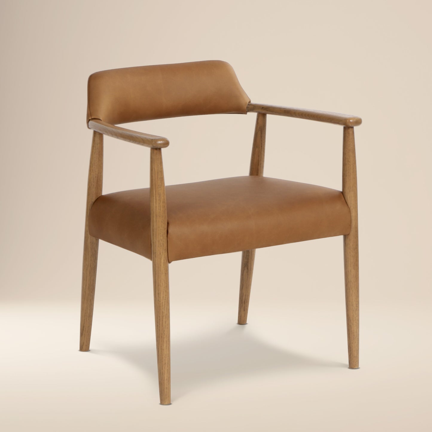 Sento Leather Dining Chair | Waxed Tan