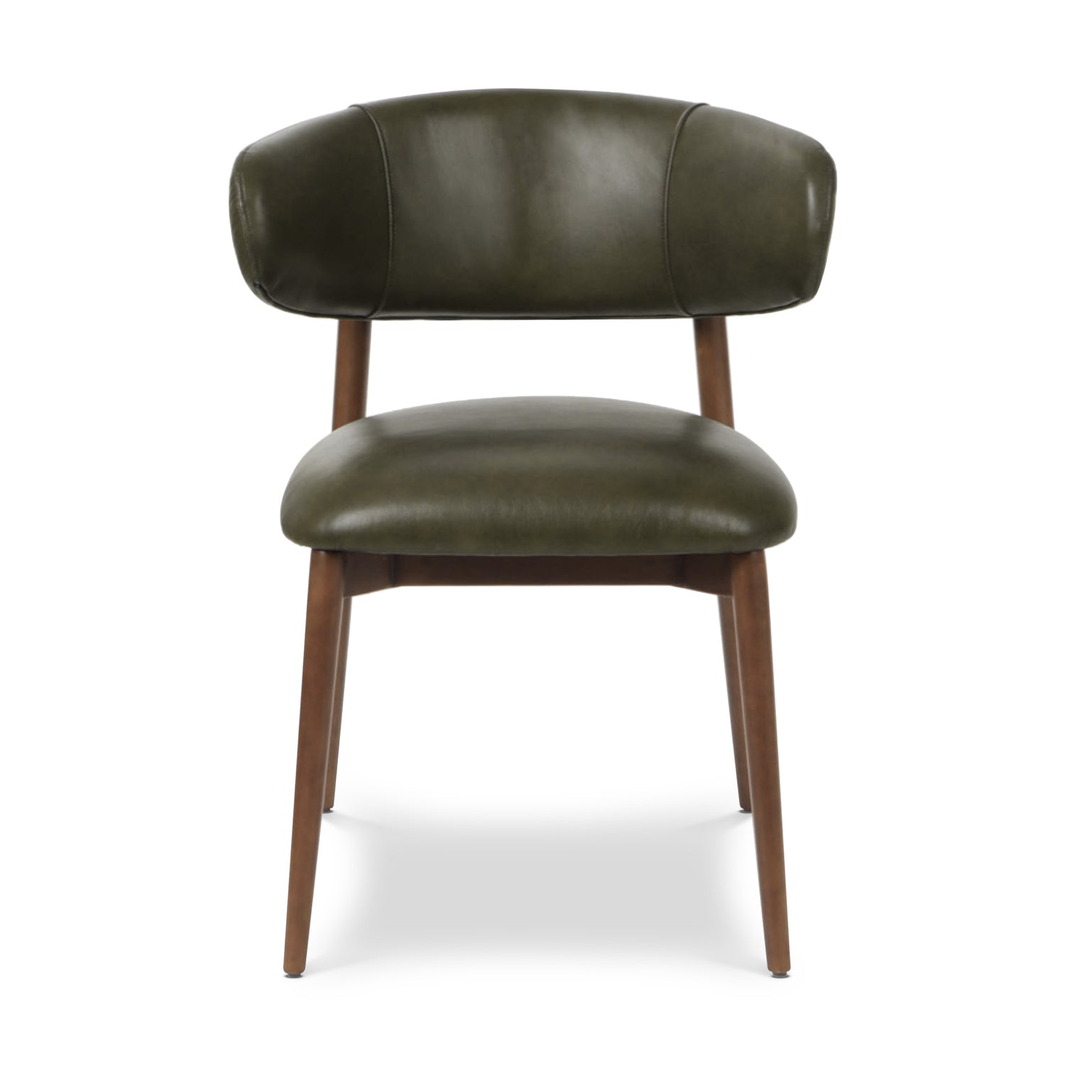 Talon Leather Dining Chair | Antique Green 