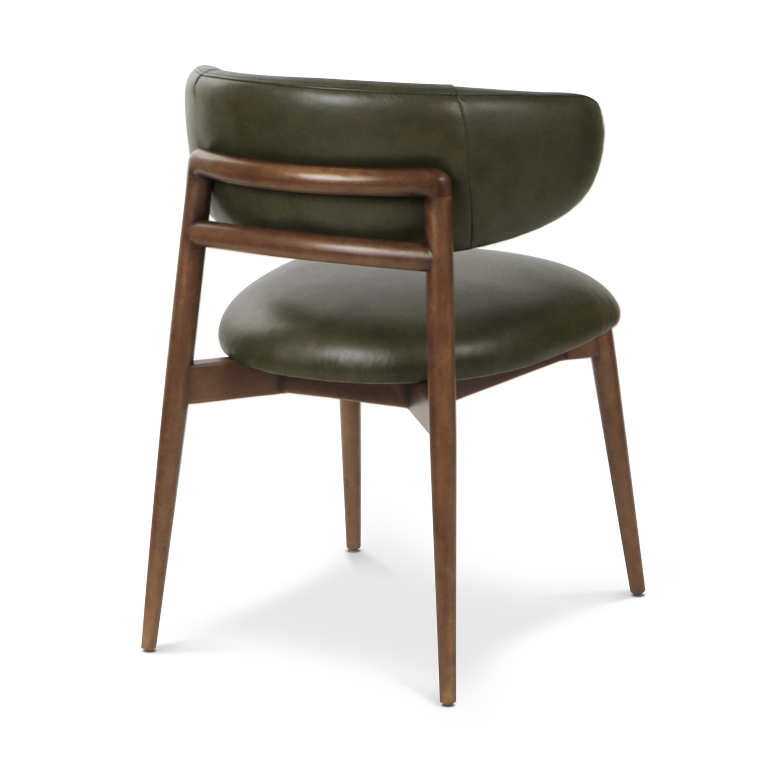 Talon Leather Dining Chair | Antique Green 