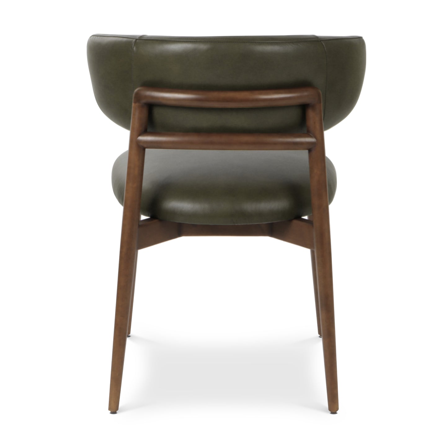 Talon Leather Dining Chair | Antique Green