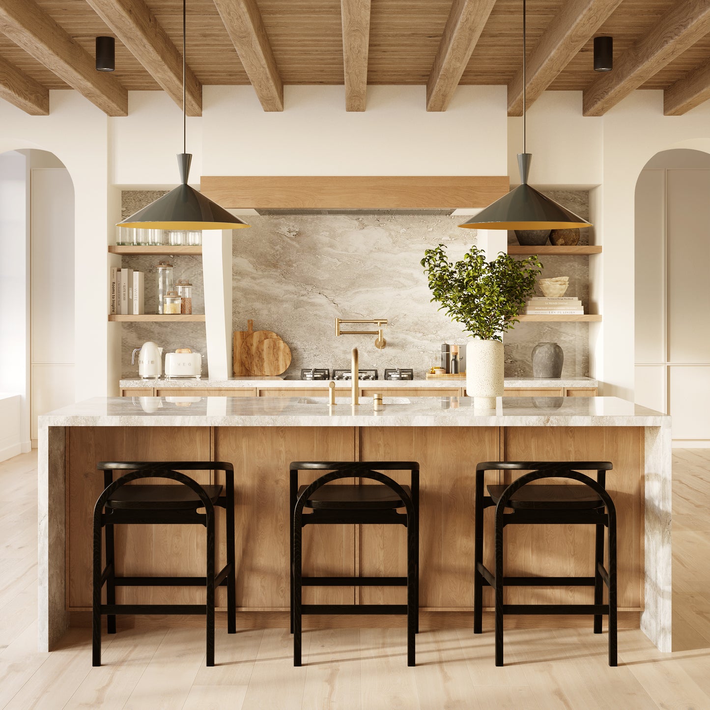 Yokohama Counter Stool | Black