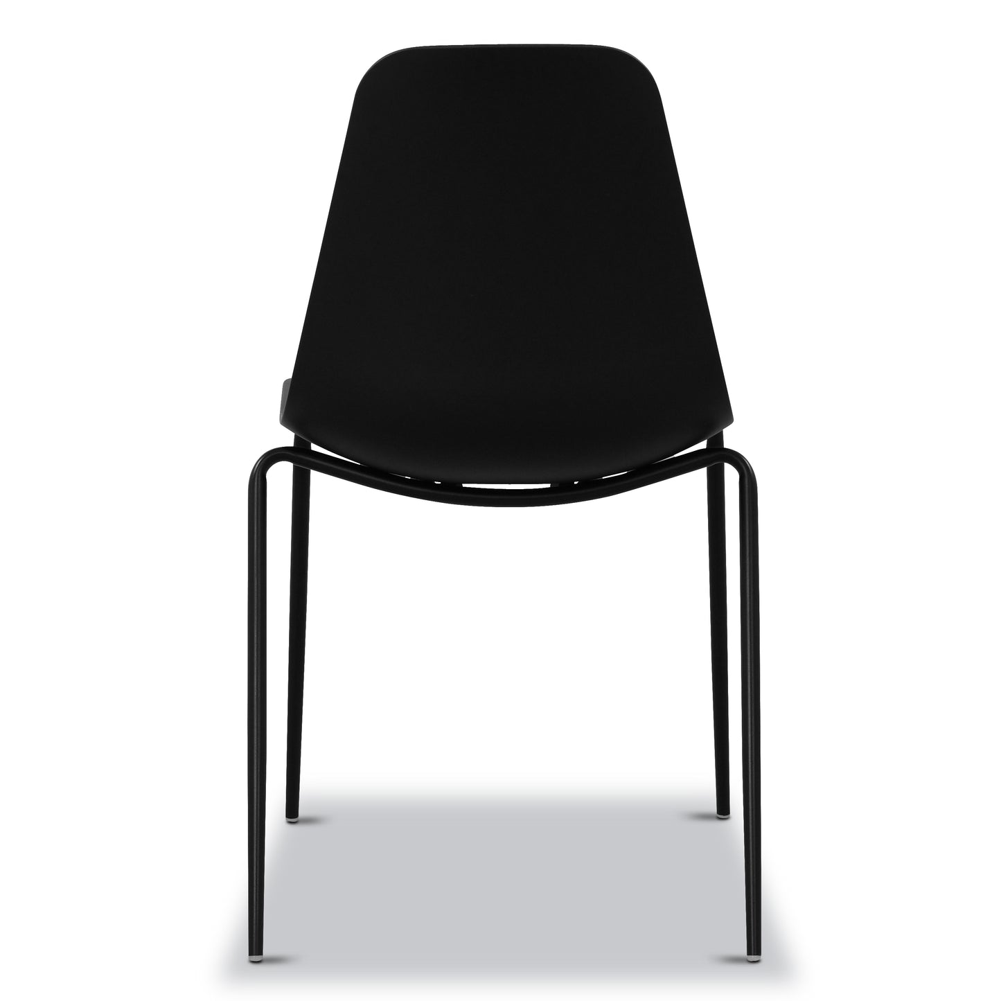 Isla Stackable Dining Chair | Ebony Black | Set of 4