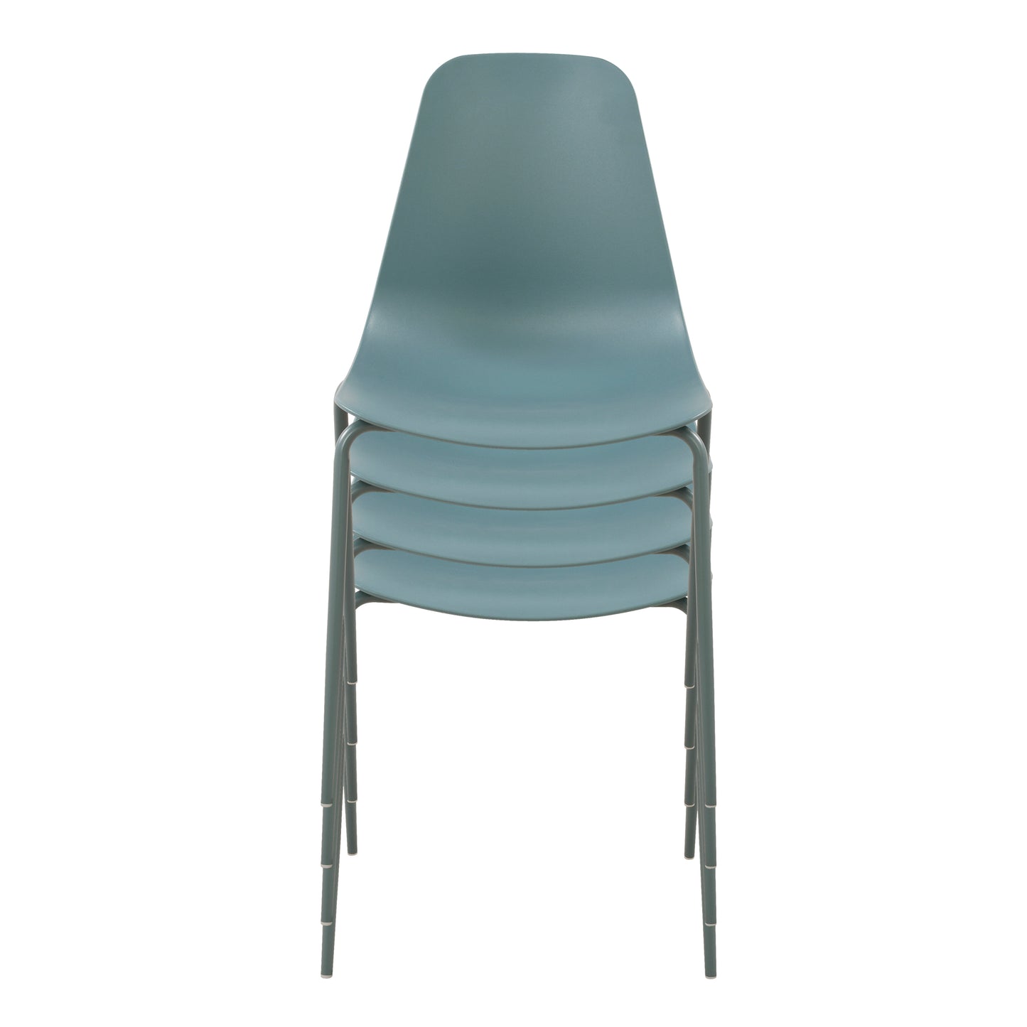 Isla Stackable Dining Chair | Coastal Blue | Set of 4
