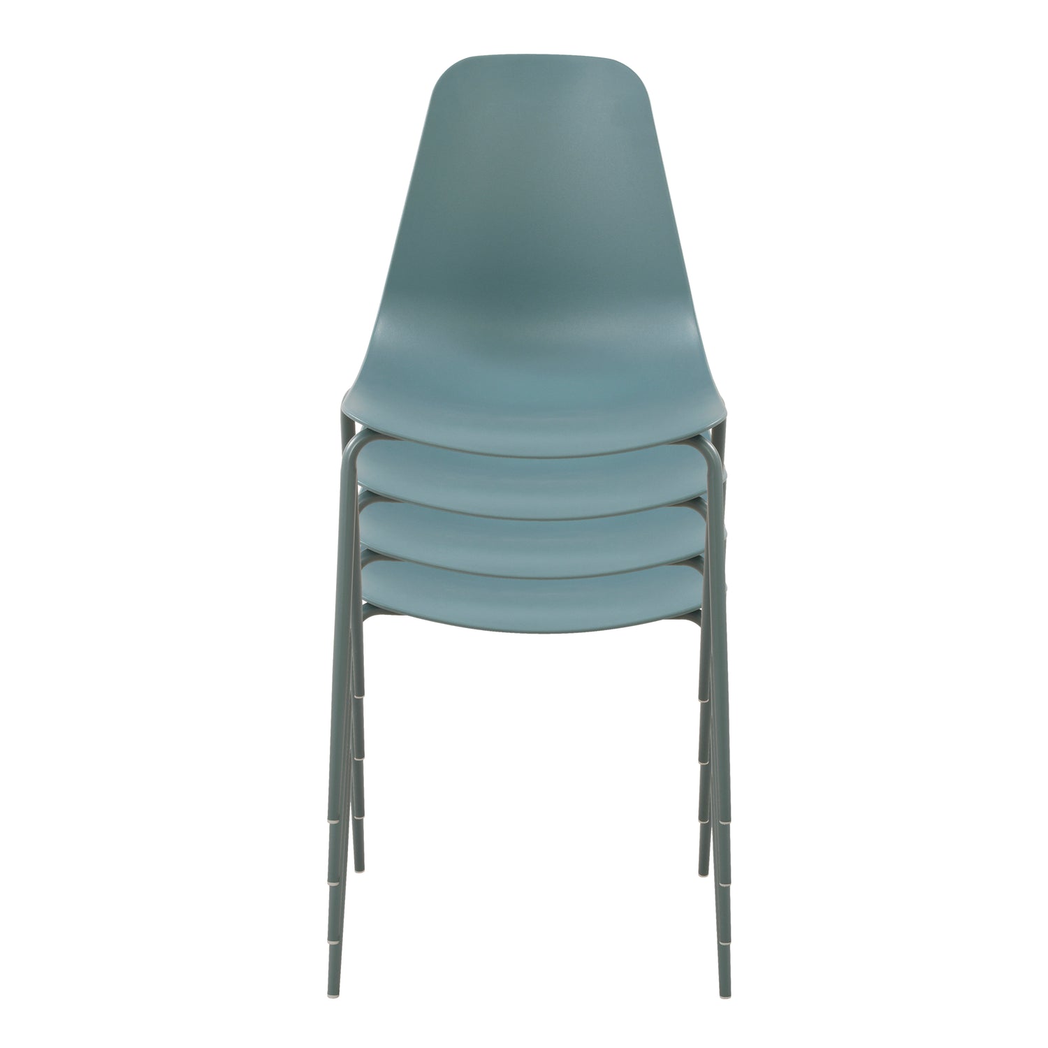 Isla Stackable Dining Chair | Coastal Blue | Set of 4 