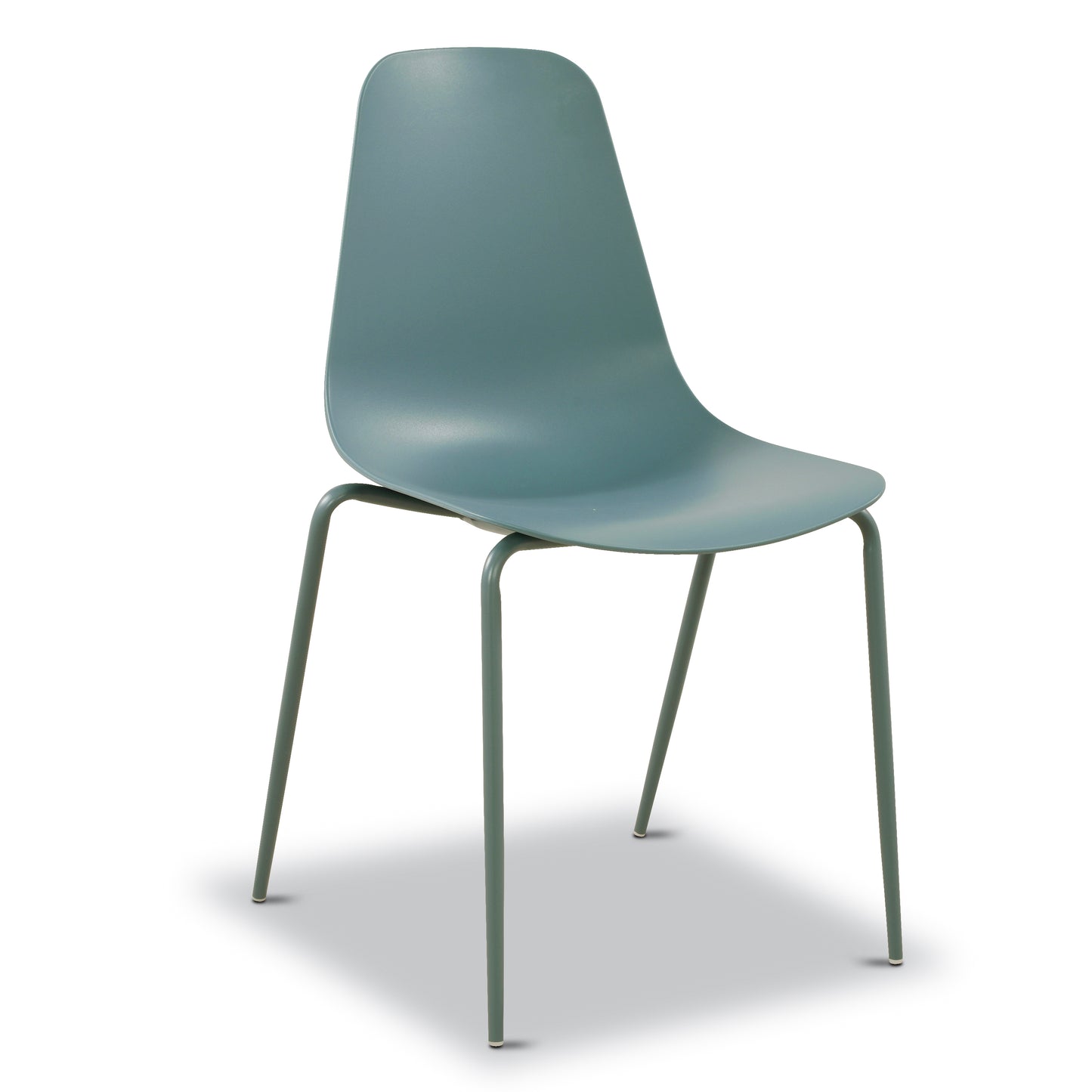 Isla Stackable Dining Chair | Coastal Blue | Set of 4