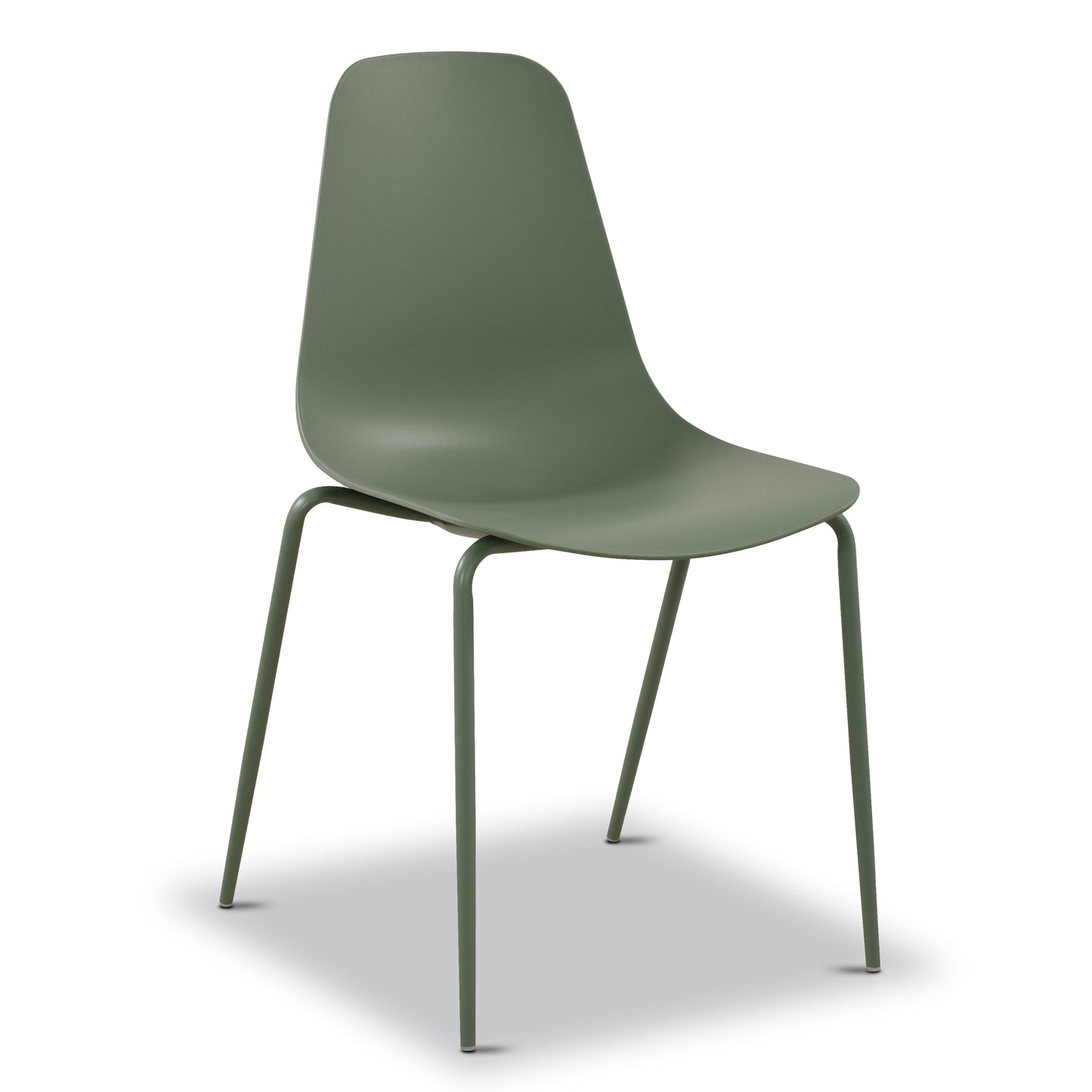 Isla Stackable Dining Chair | Pistachio Green | Set of 4