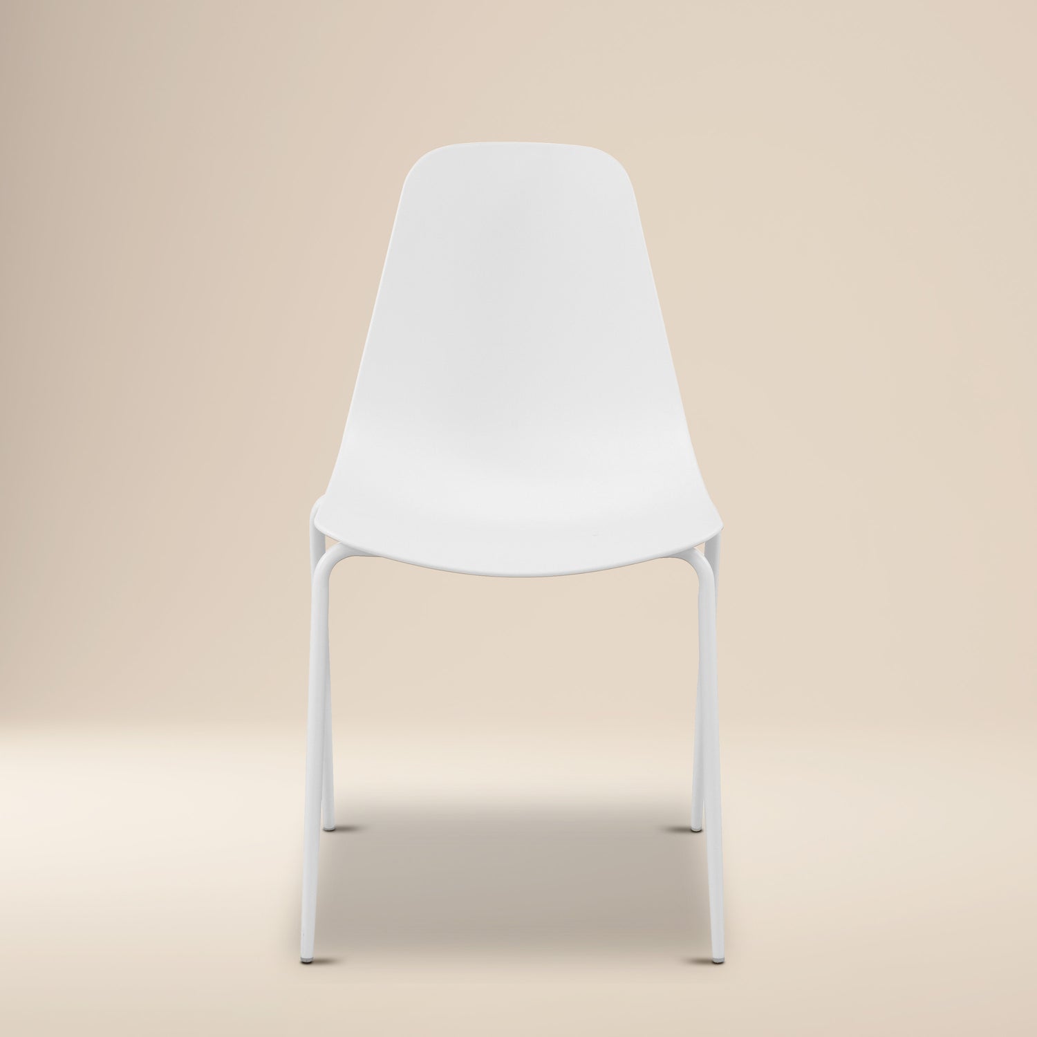 Isla Stackable Dining Chair | White | Set of 4 