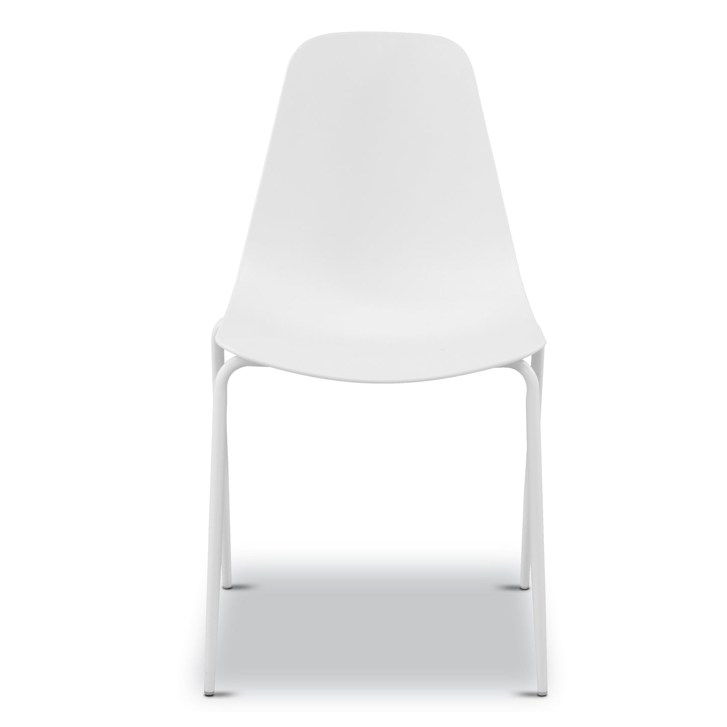 Isla Stackable Dining Chair | White | Set of 4