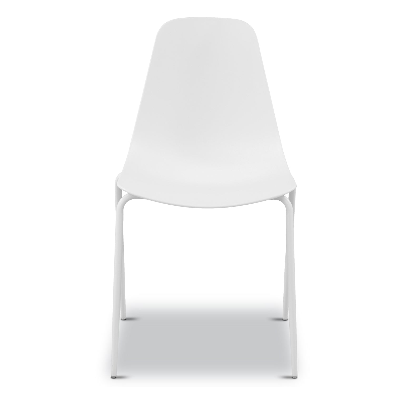 Isla Stackable Dining Chair | White | Set of 4 