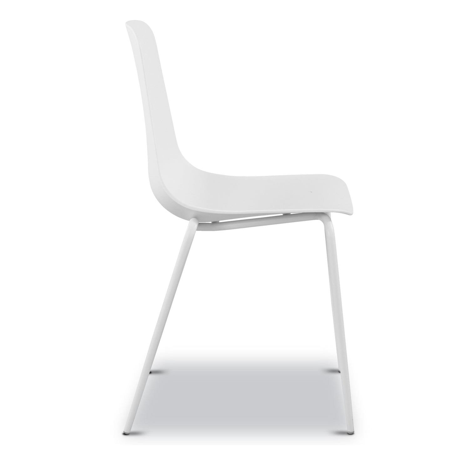 Isla Stackable Dining Chair | White | Set of 4