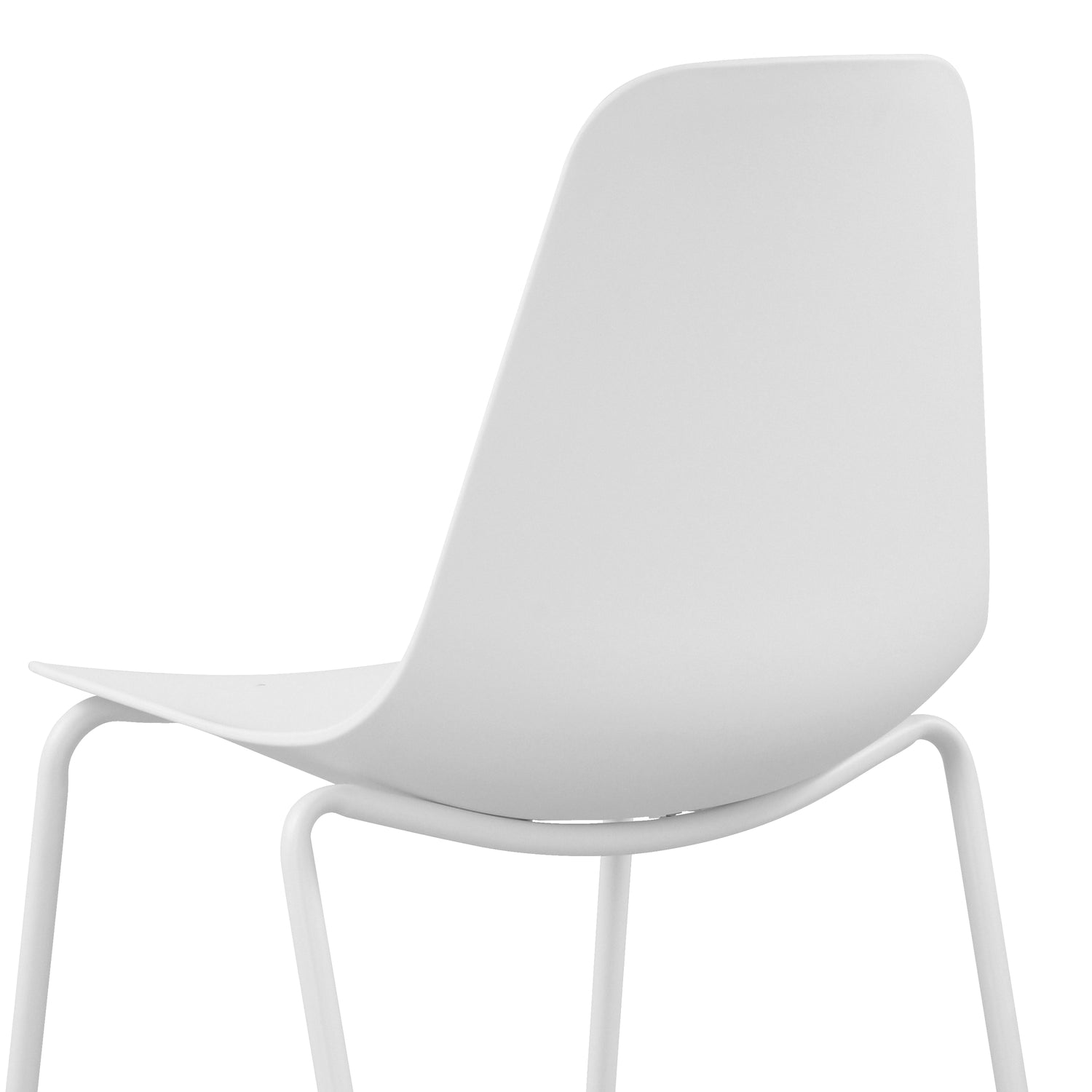 Isla Stackable Dining Chair | White | Set of 4 