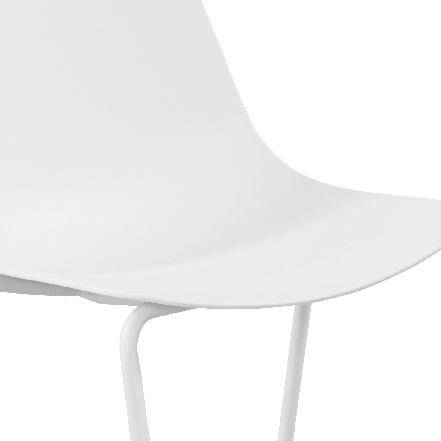 Isla Stackable Dining Chair | White | Set of 4