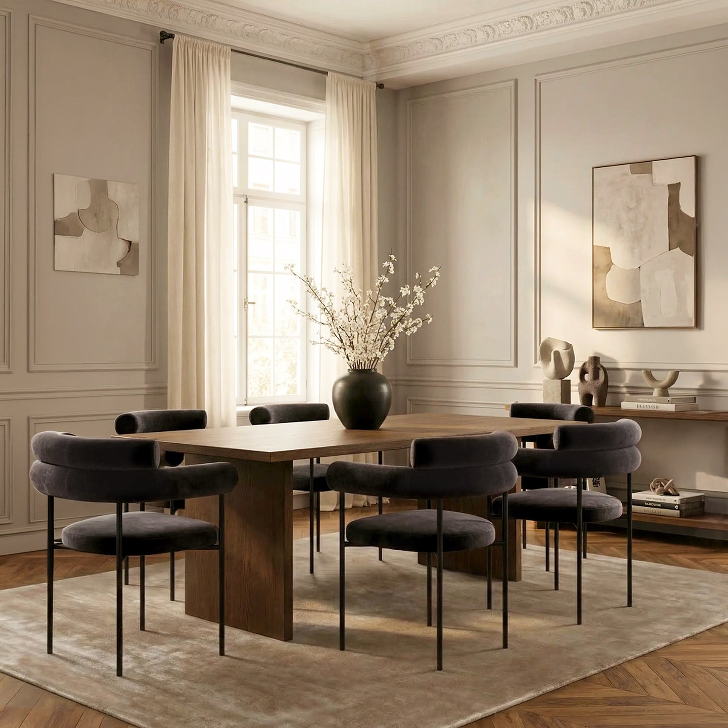 Bolus Dining Chair | Ganache Brown lifestyle_image