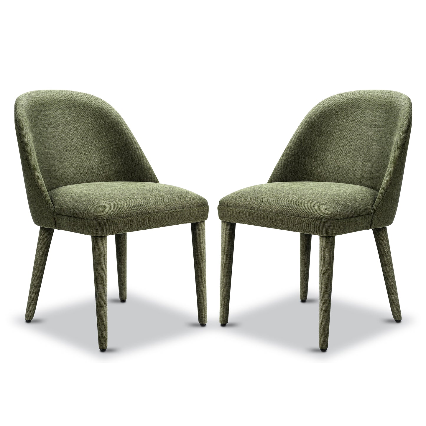 Labin Dining Chair | Moss Green | Set of 2