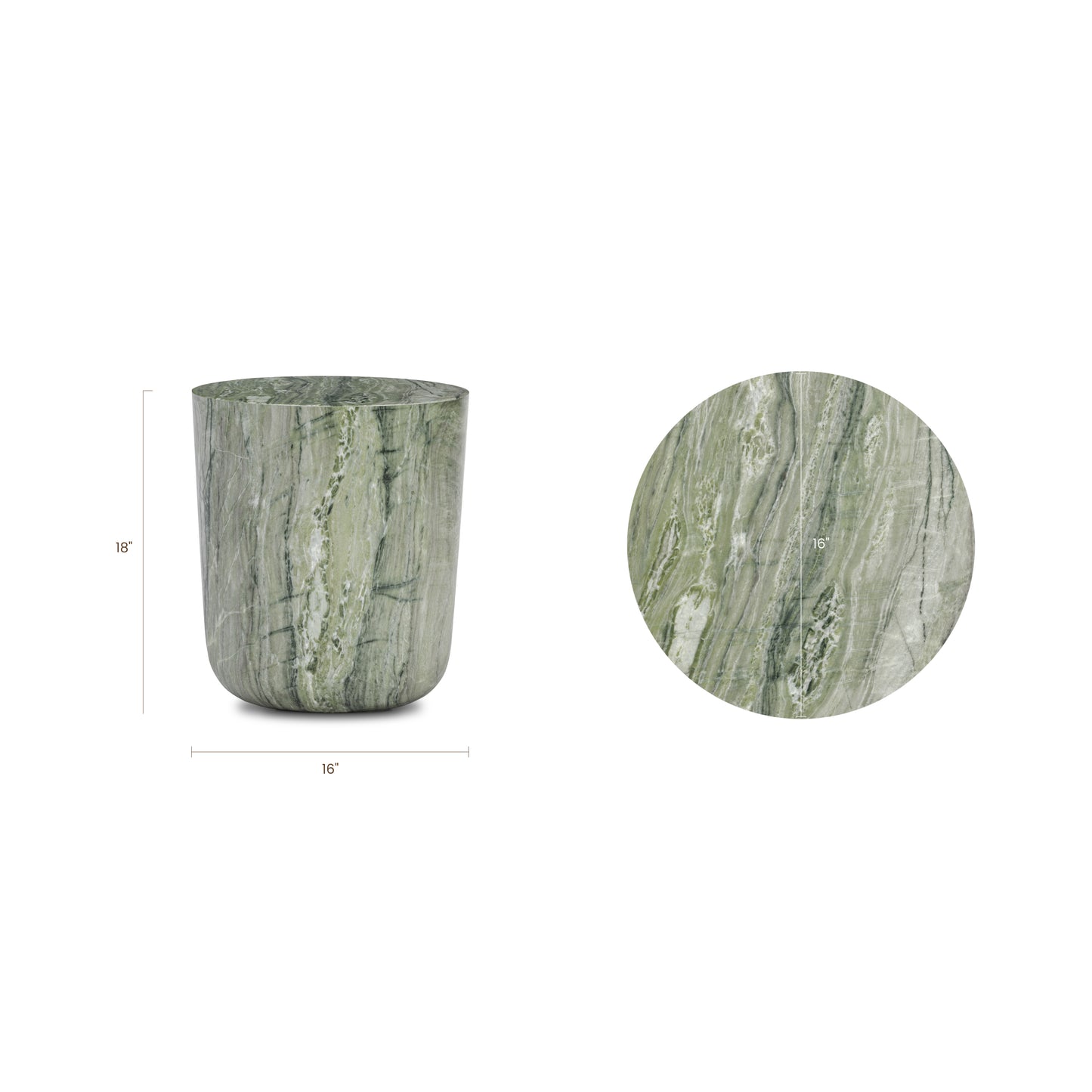 Dorset Side Table | Seaweed Green