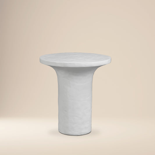Selenit Side Table | Ivory Concrete