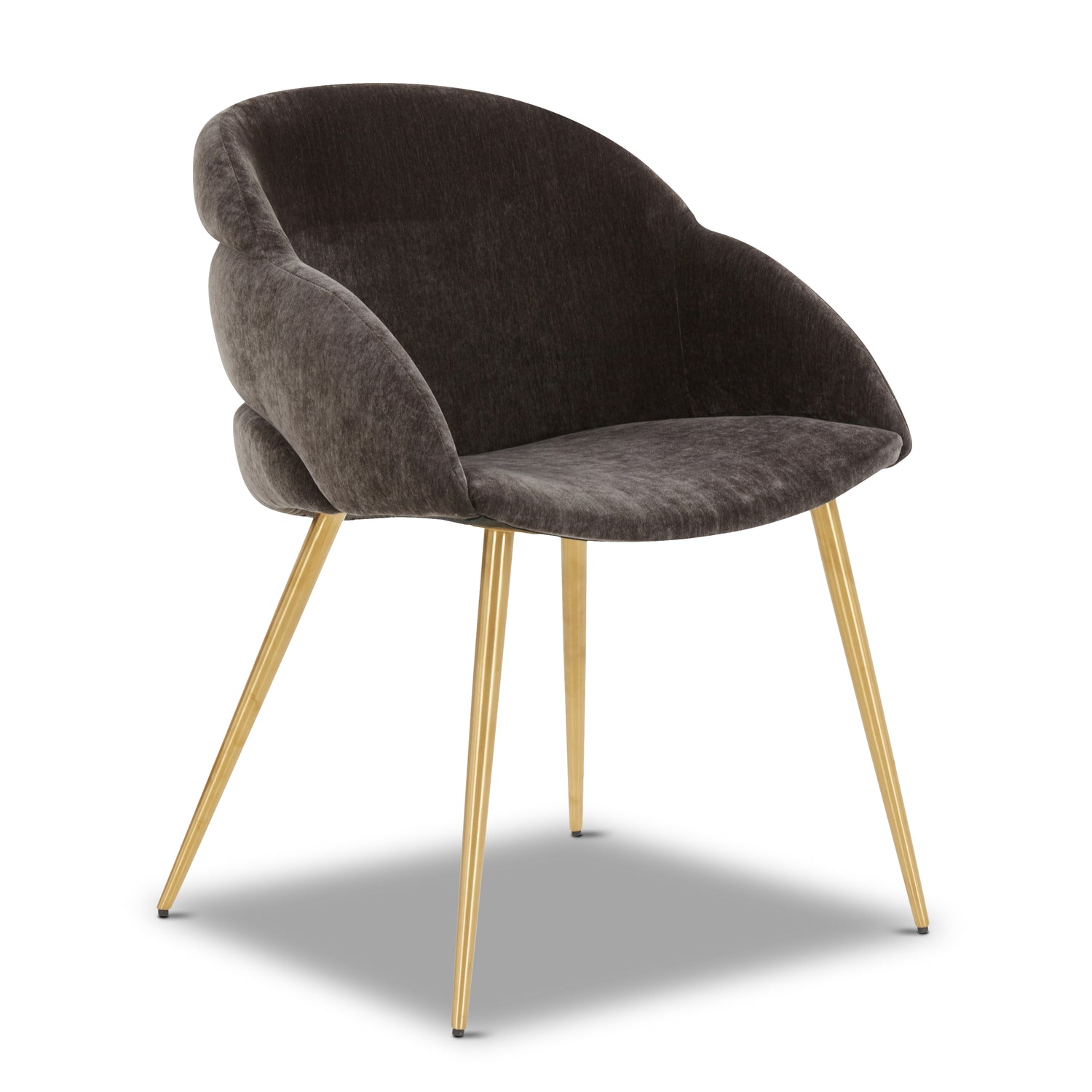 Como Fabric Dining Chair | Java Brown | Set of 2 