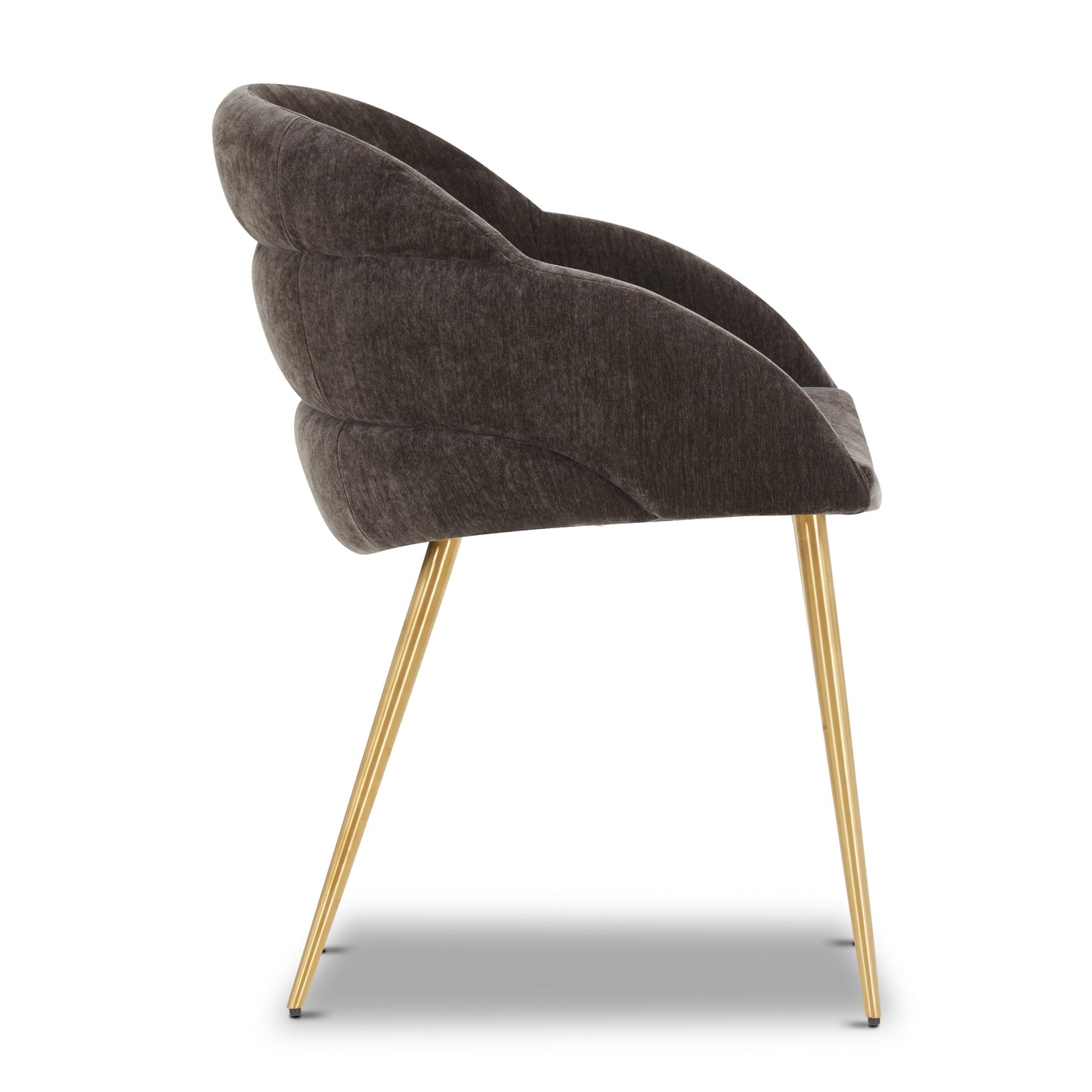 Como Fabric Dining Chair | Java Brown | Set of 2