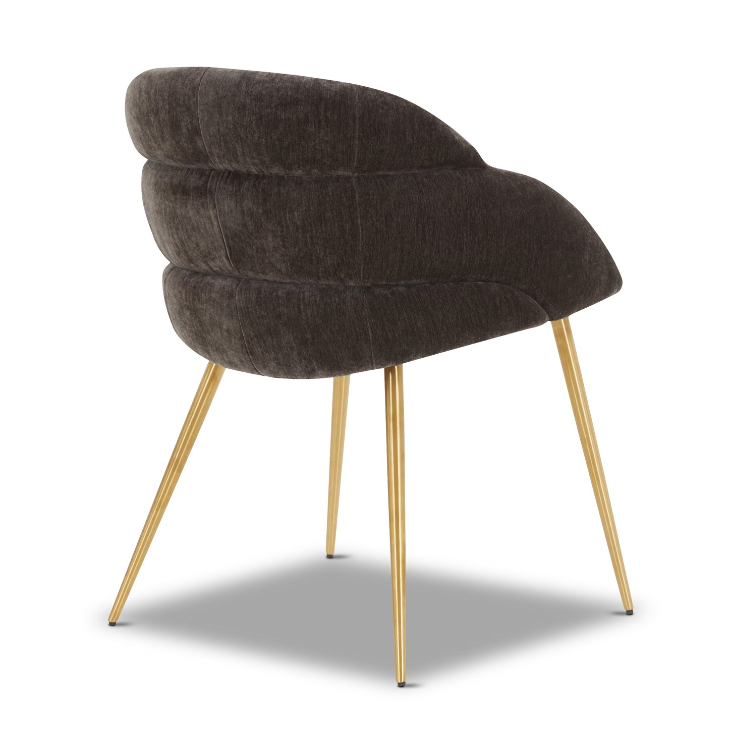 Como Fabric Dining Chair | Java Brown | Set of 2