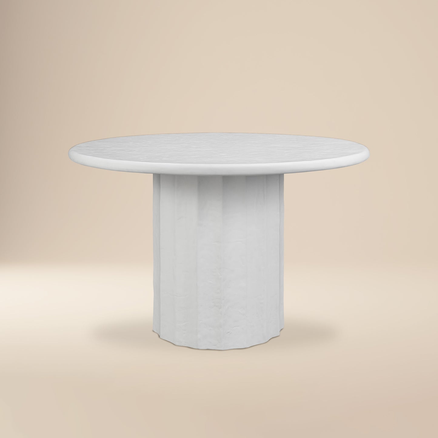 Kavala Indoor / Outdoor Dining Table (46") | Ivory Concrete