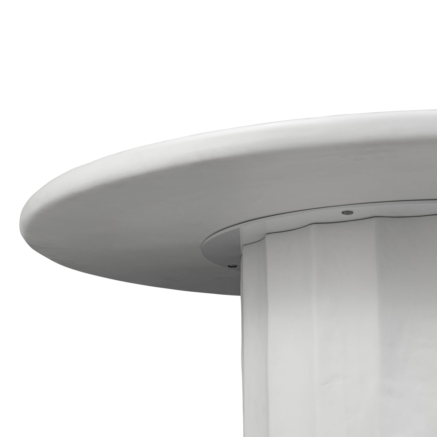 Kavala Indoor / Outdoor Dining Table (46") | Ivory Concrete