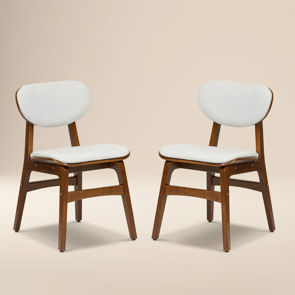 Finnley Dining Chair with Removable / Washable Covers | Pearlstone Ivory | Set of 2