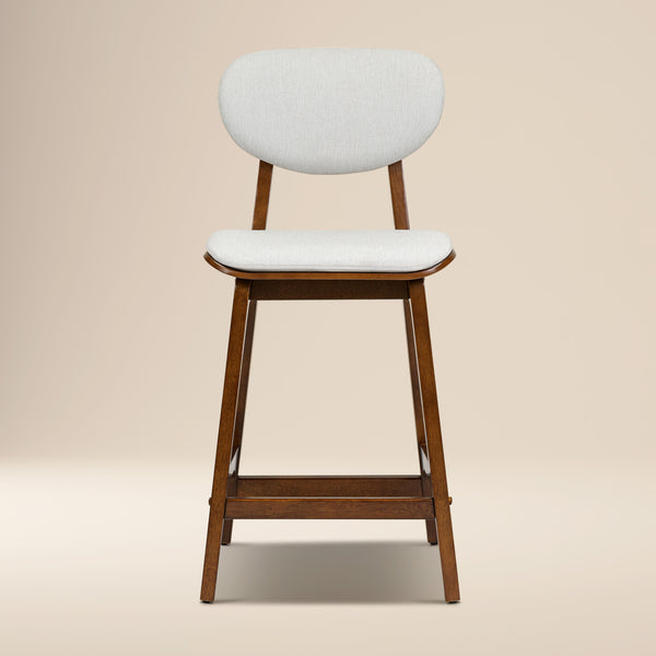 Finnley Counter Stool with Removable  / Washable Covers | Pearlstone Ivory