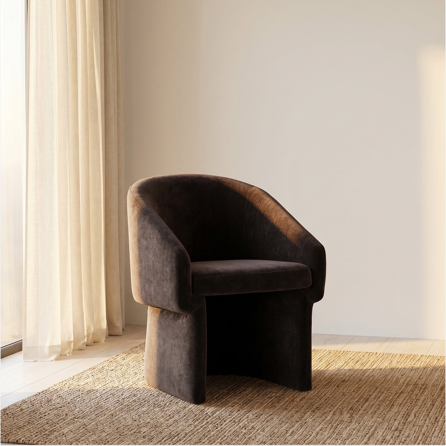 Sloan Dining Chair | Ganache Brown lifestyle_image