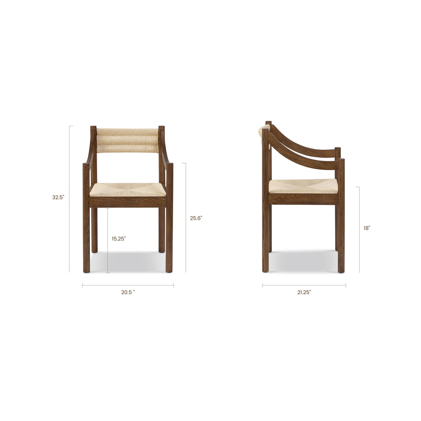 Torge Dining Chair | Walnut
