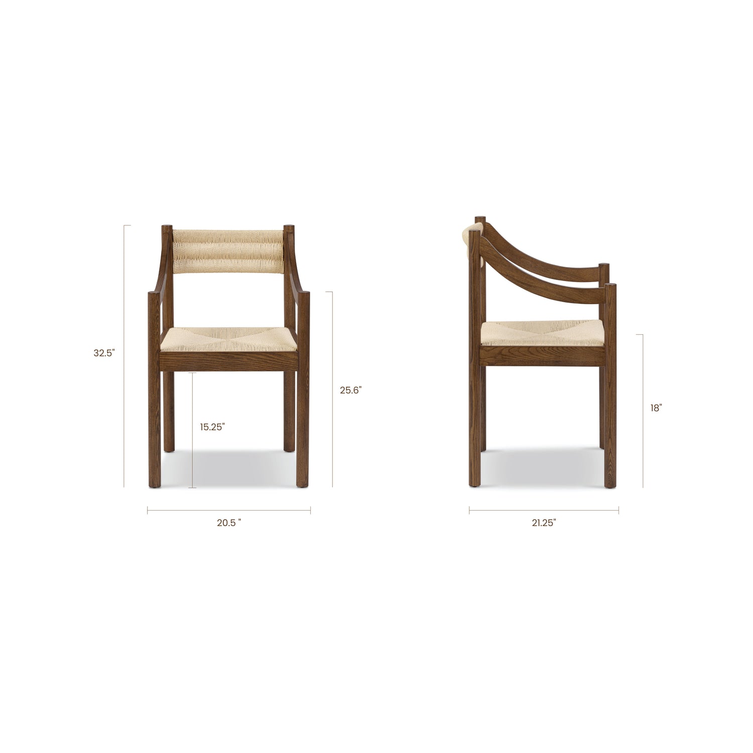 Torge Dining Chair | Walnut 