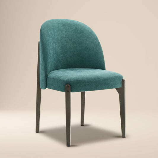 Pietta Dining Chair | Heathered Teal | Set of 2