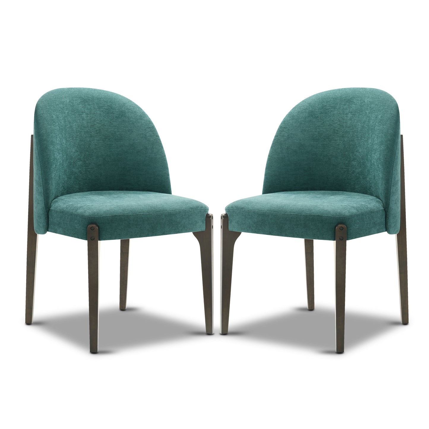 Pietta Dining Chair | Heathered Teal | Set of 2