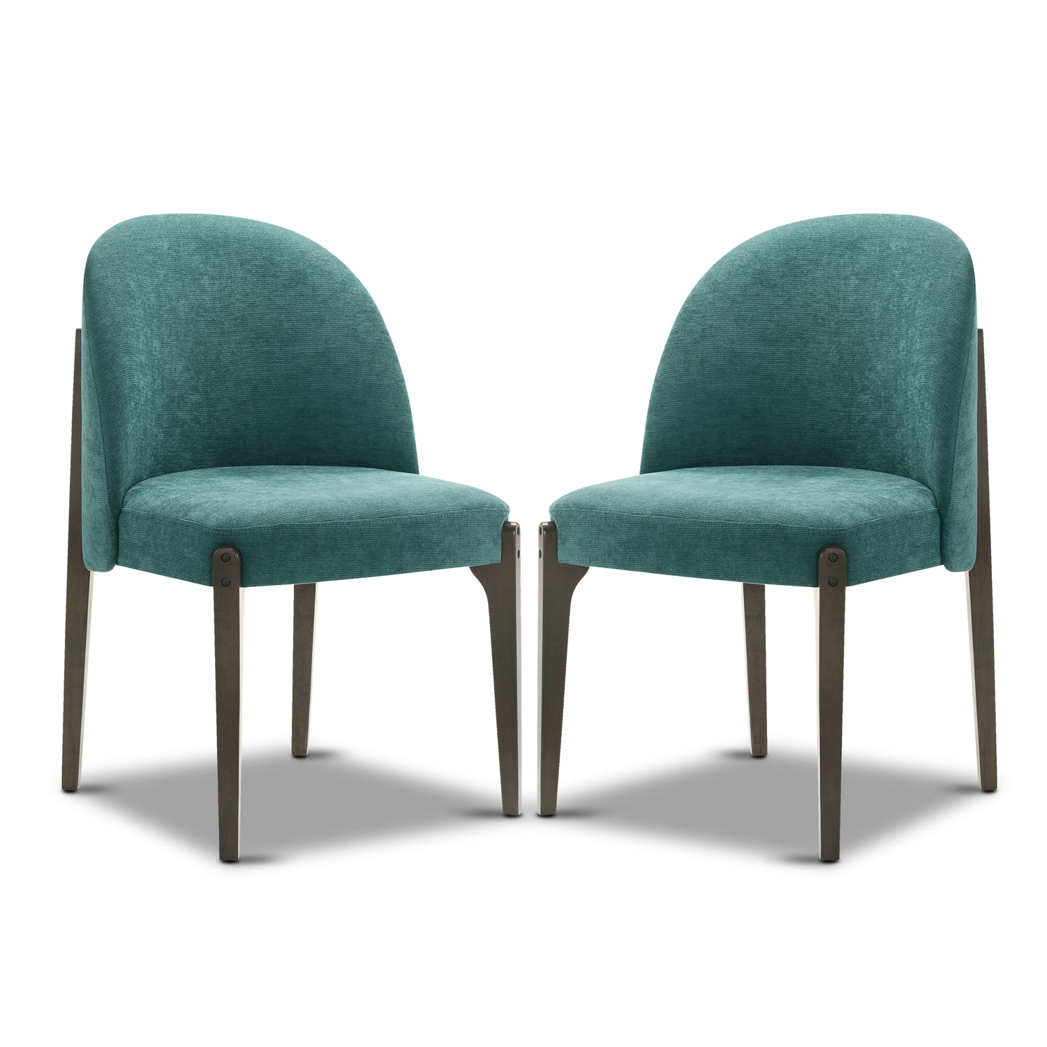 Pietta Dining Chair | Heathered Teal | Set of 2 