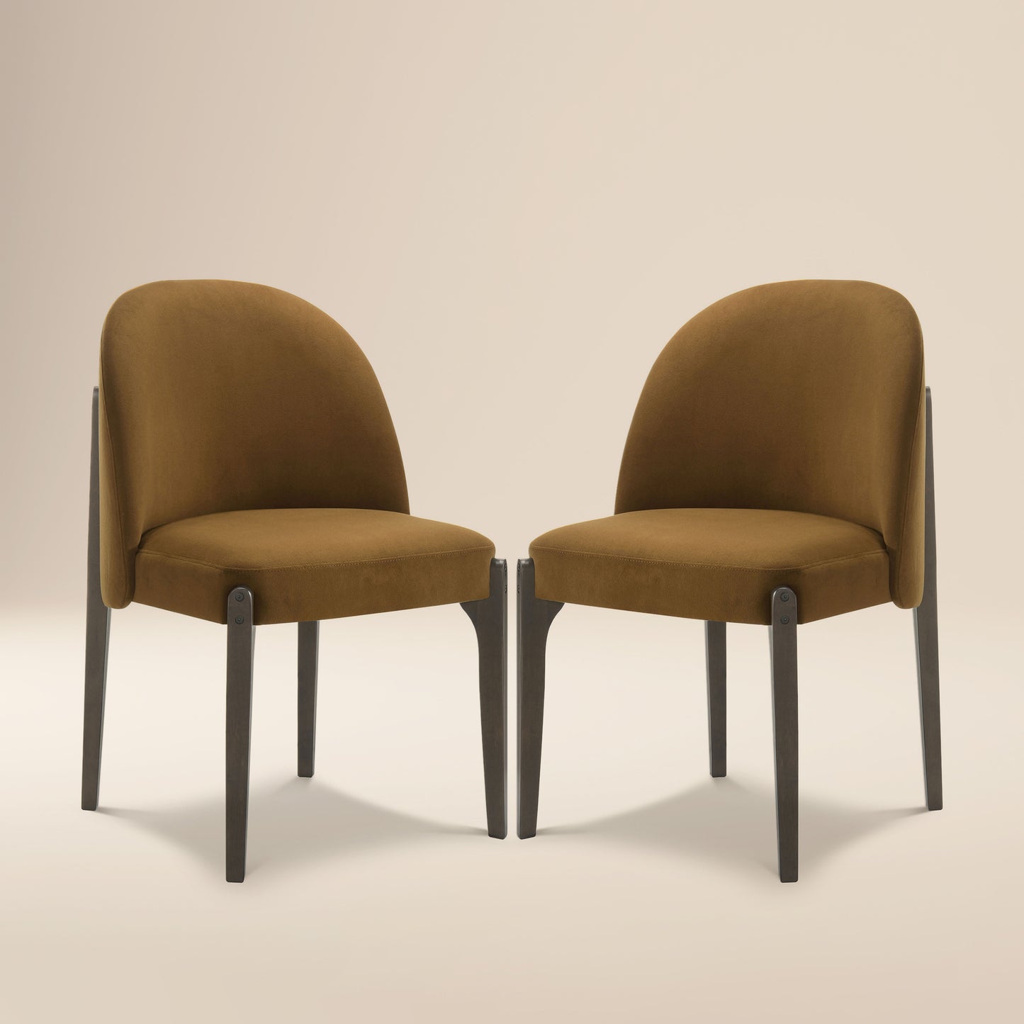 Pietta Dining Chair | Spice Brown | Set of 2