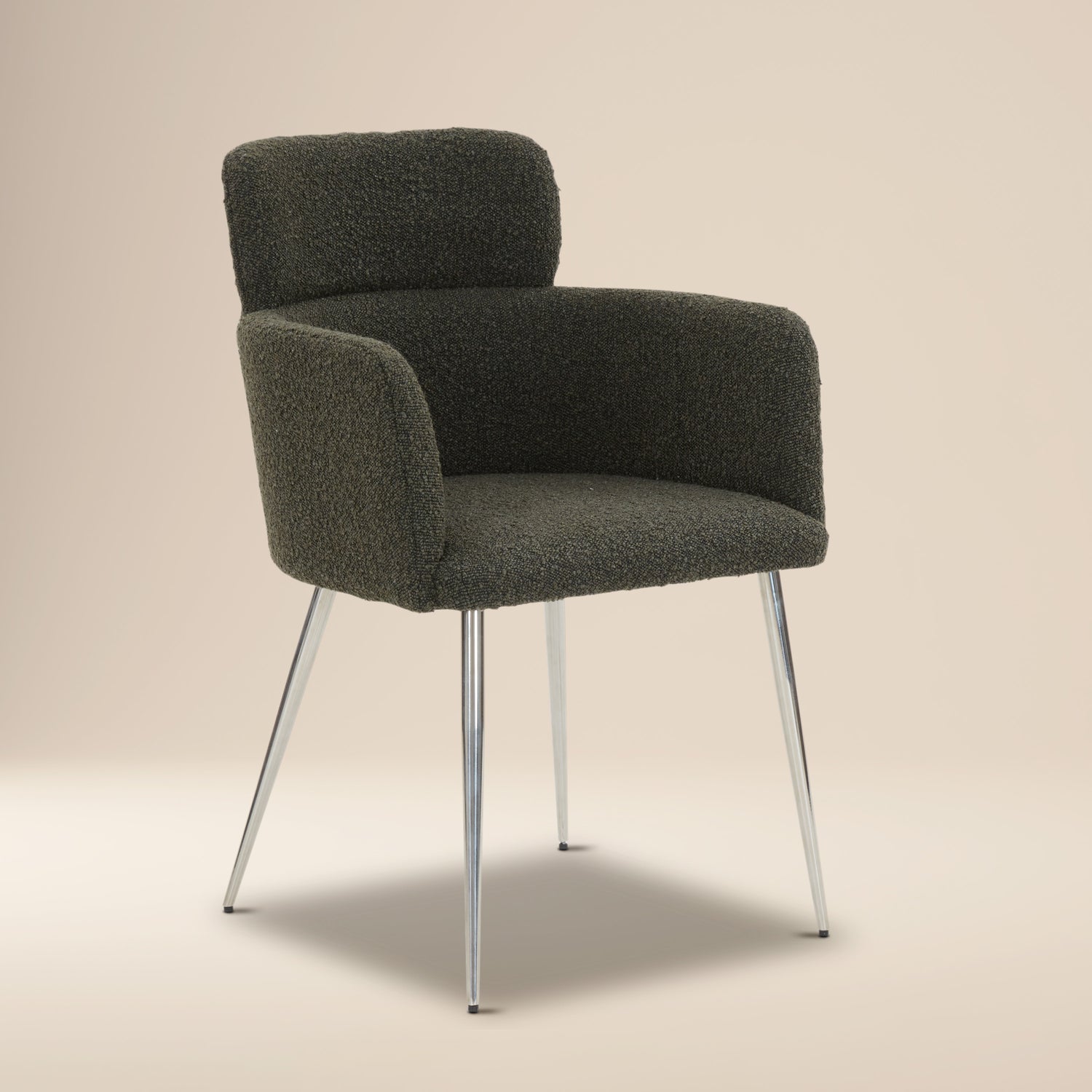 Atlas Dining Armchair | Juniper Green Boucle | Set of 2 