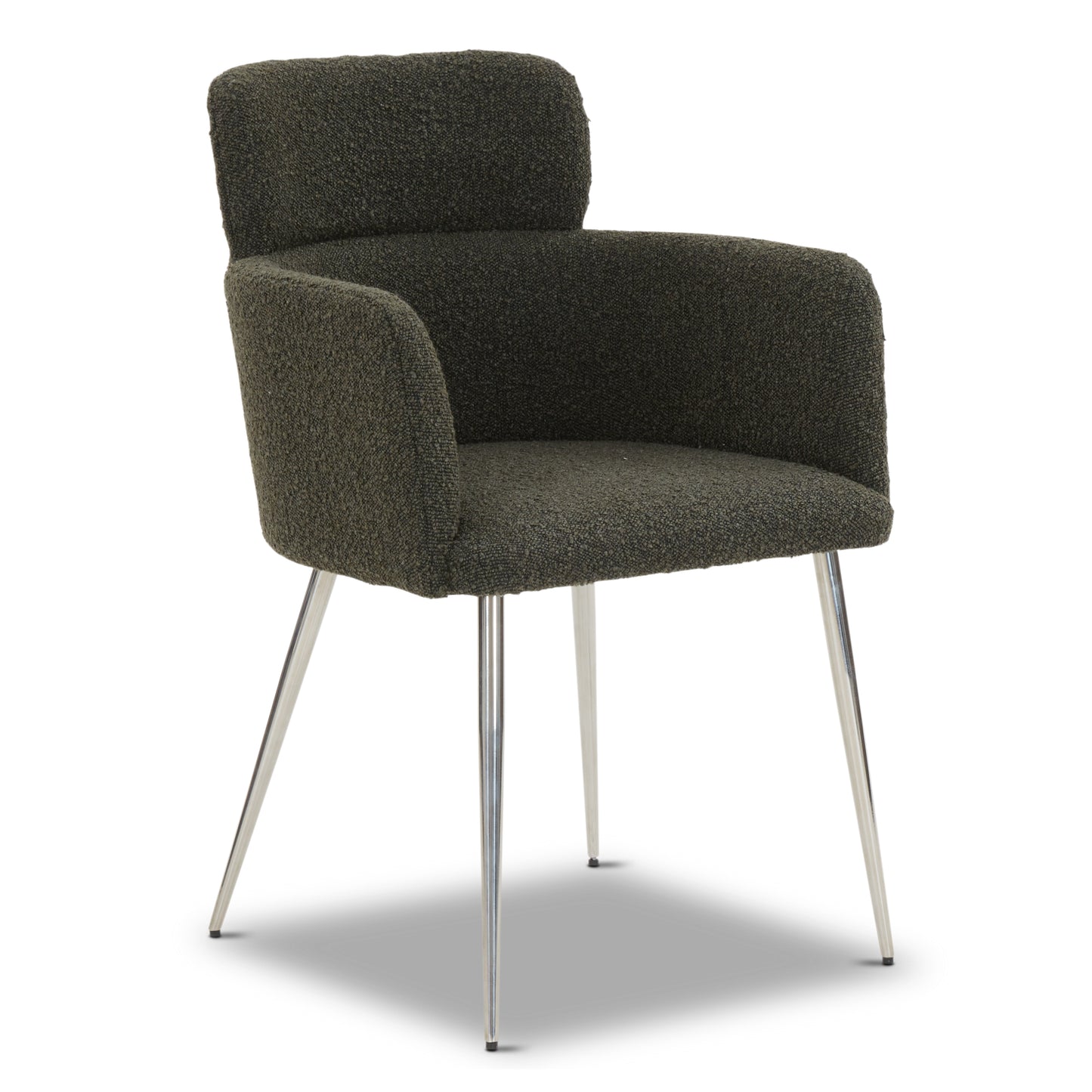 Atlas Dining Armchair | Juniper Green Boucle | Set of 2