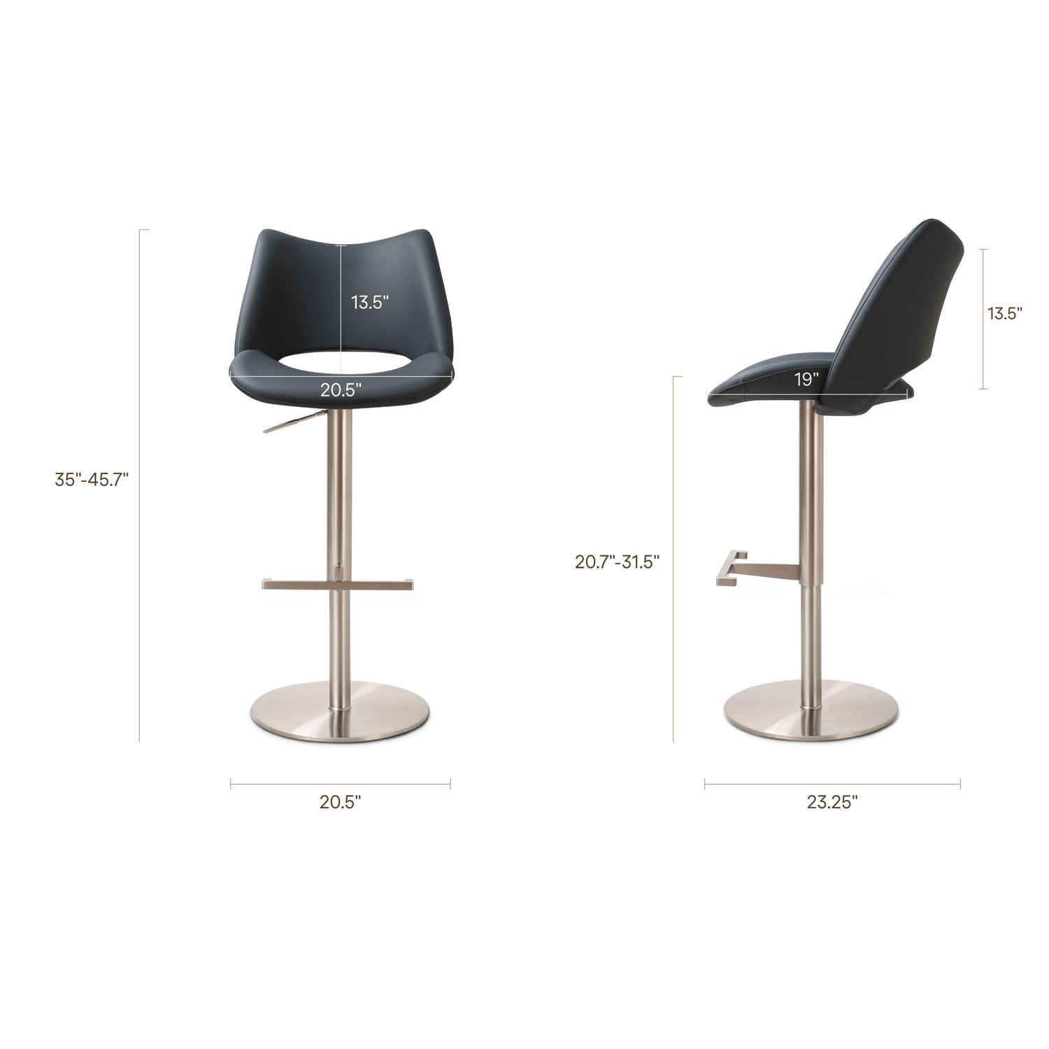 Sola Counter Stool | Navy Blue 