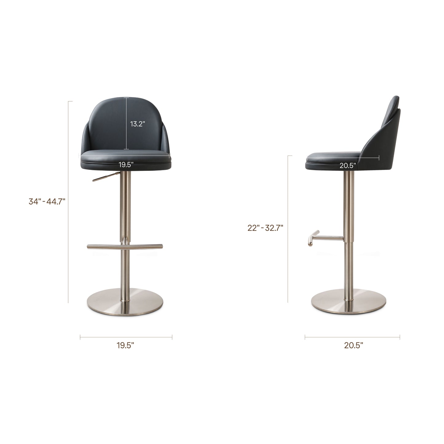 Finta Counter Stool | Navy Blue