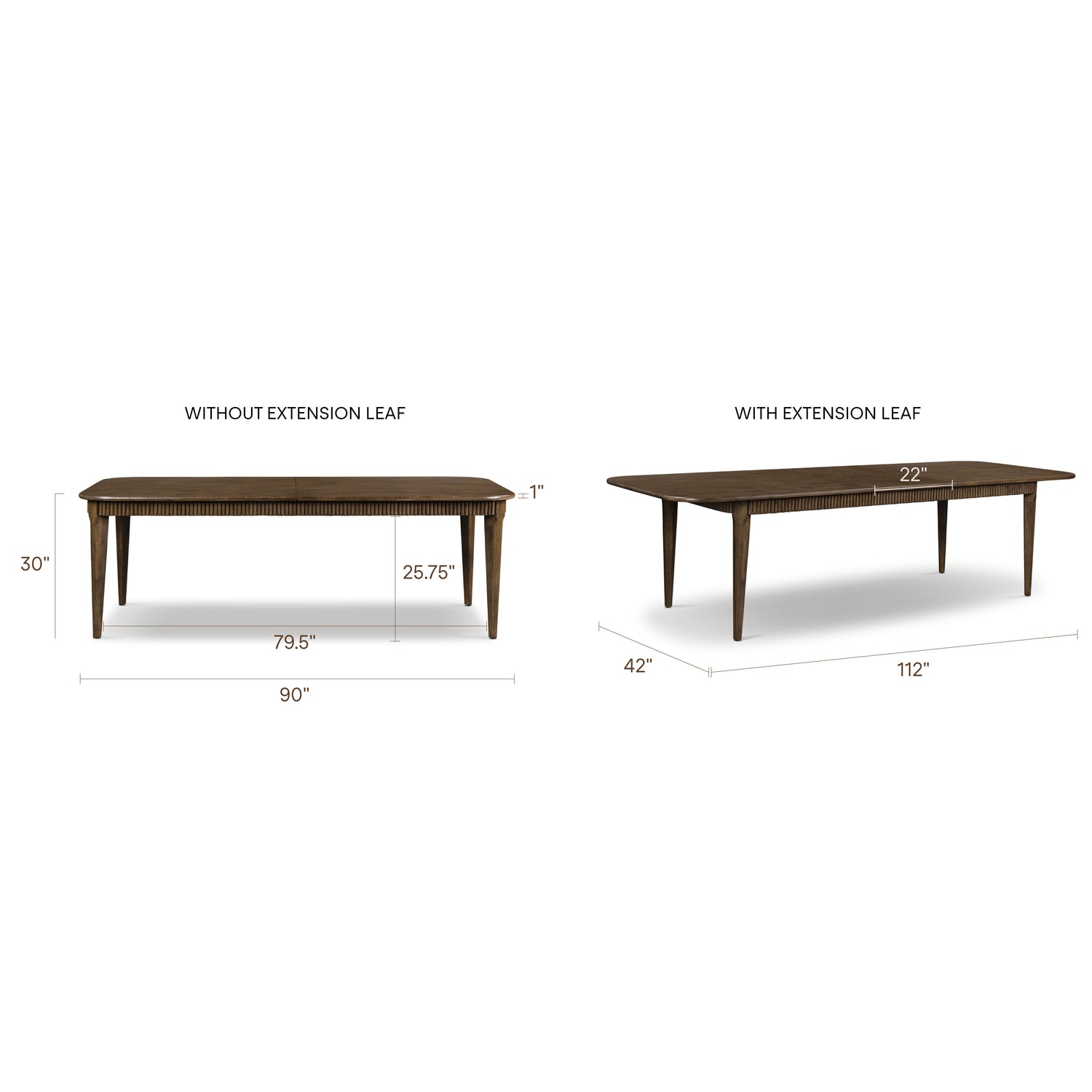 Deja Extension Dining Table (90