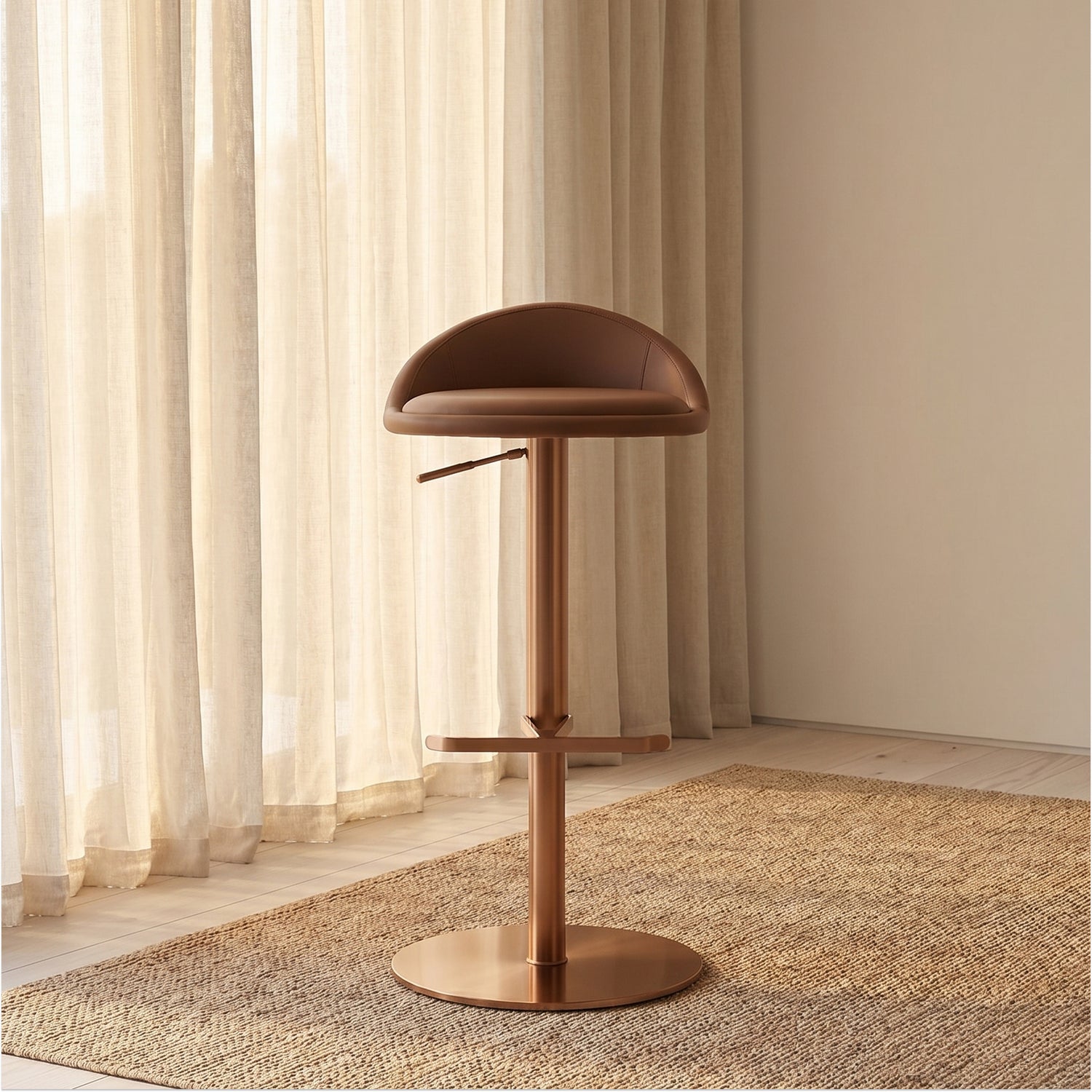 Vito Counter Stool | Cinnamon Brown lifestyle_image