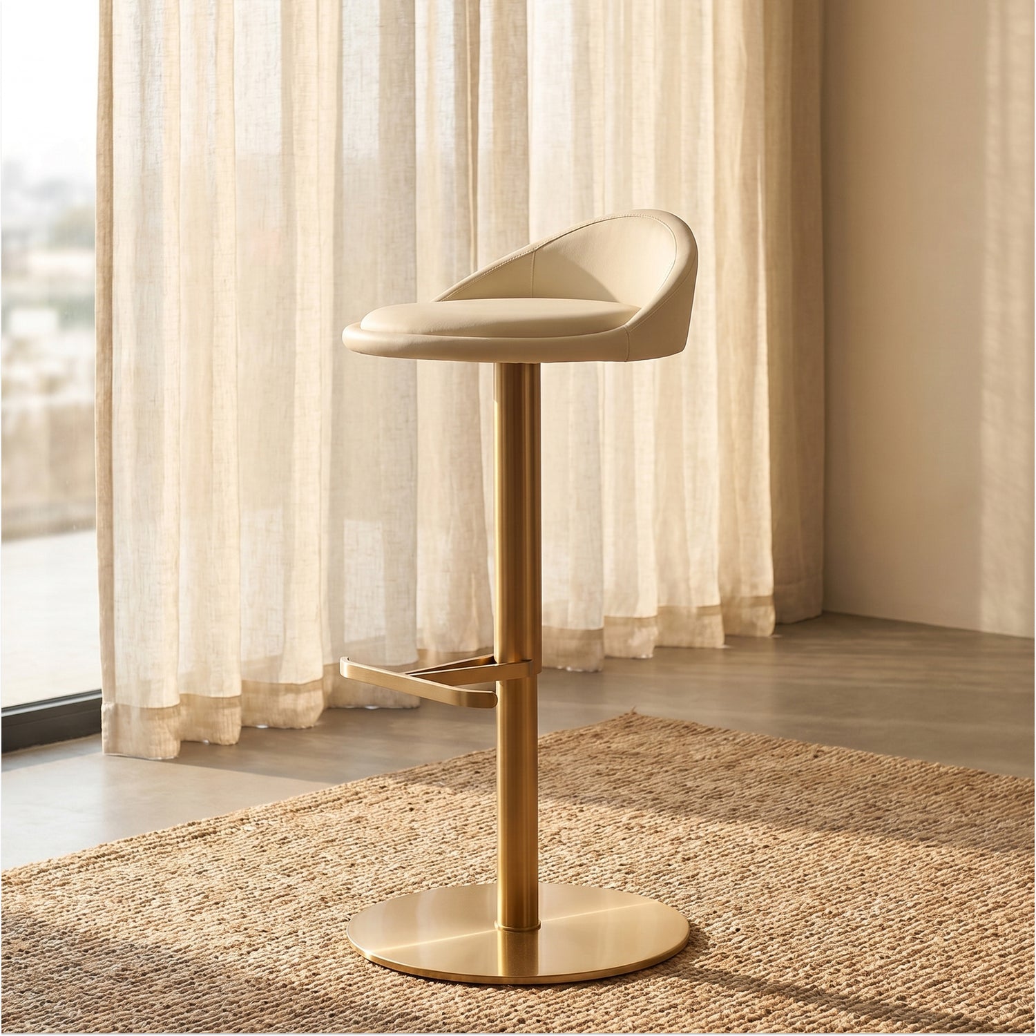 Vito Counter Stool | Off White lifestyle_image