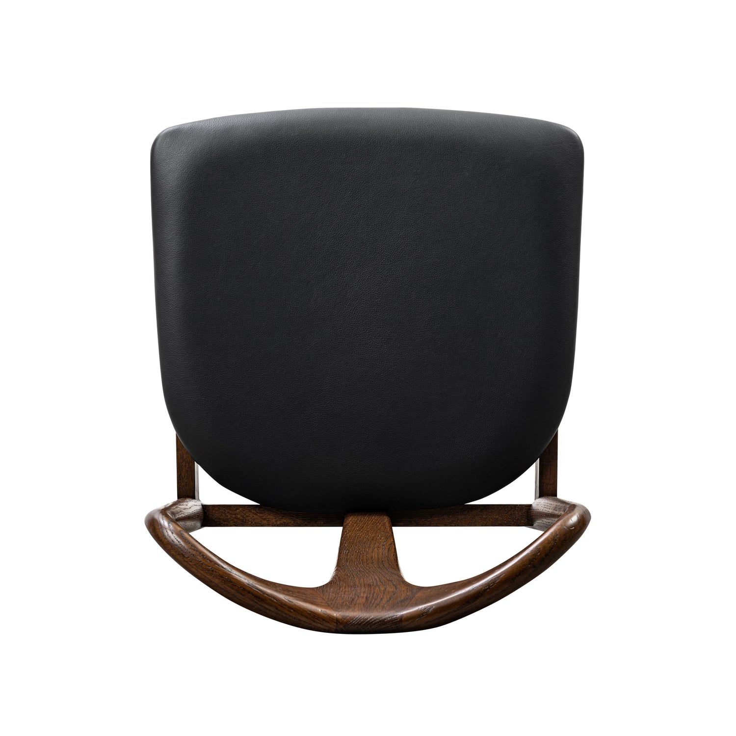 Arco Leather Dining Chair | Walnut/Black 