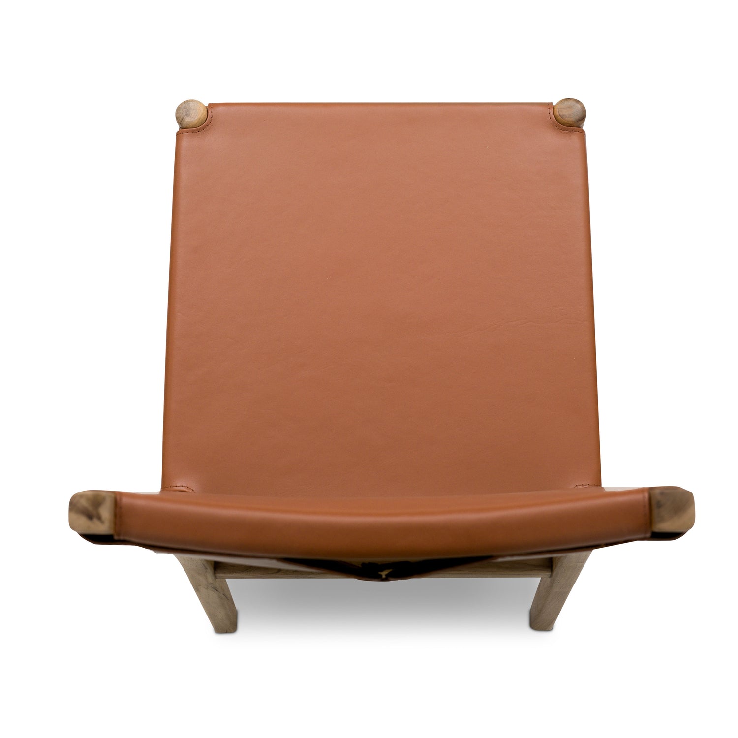 Riavolo Teak & Leather Dining Chair | Fauve Tan 